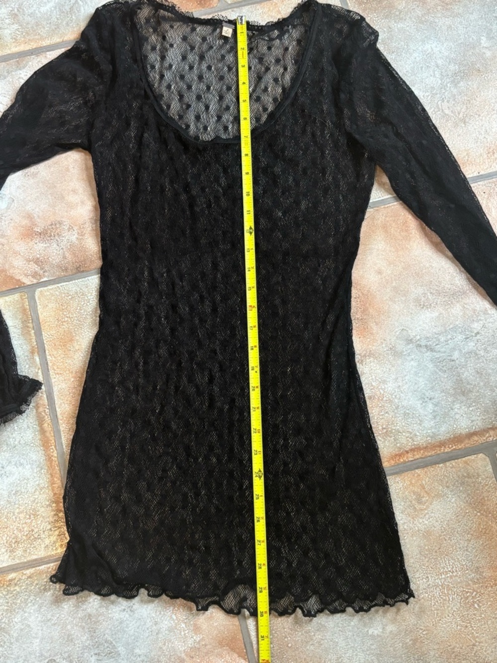 Free People Black Sheer Beach cover-up - Picture 7 of 7